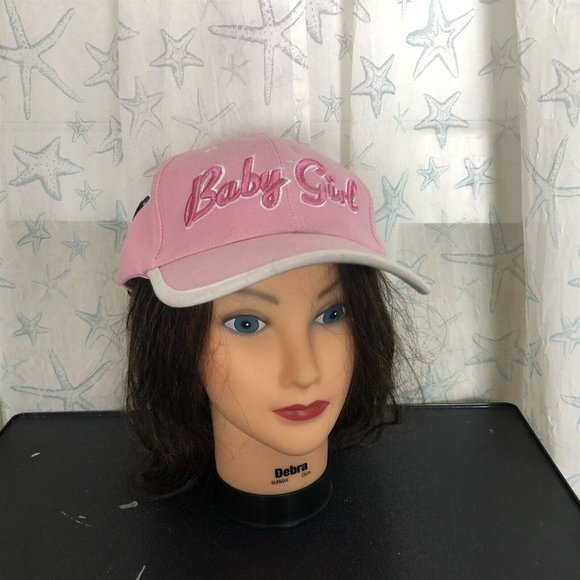 My IMports Accessories Baby Girl Embroidered Baseball Hat Pink